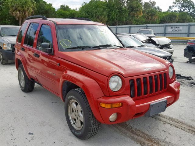 1J8GL58K62W190310 - 2002 JEEP LIBERTY LI RED photo 1