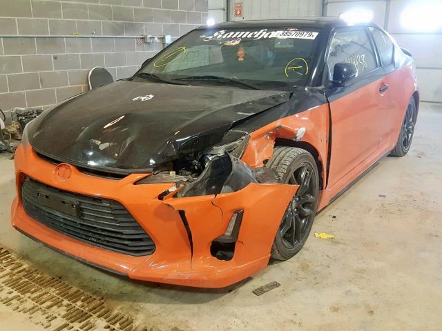 JTKJF5C7XFJ008434 - 2015 TOYOTA SCION TC ორფეროვანი ფოტო 2