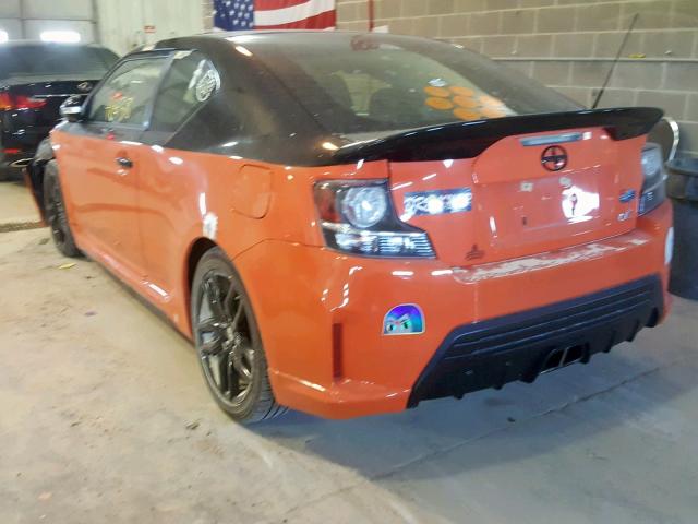 JTKJF5C7XFJ008434 - 2015 TOYOTA SCION TC ორფეროვანი ფოტო 3