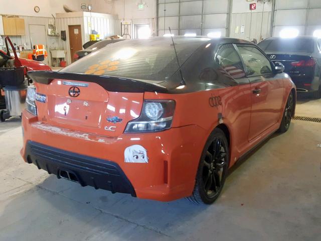 JTKJF5C7XFJ008434 - 2015 TOYOTA SCION TC ორფეროვანი ფოტო 4