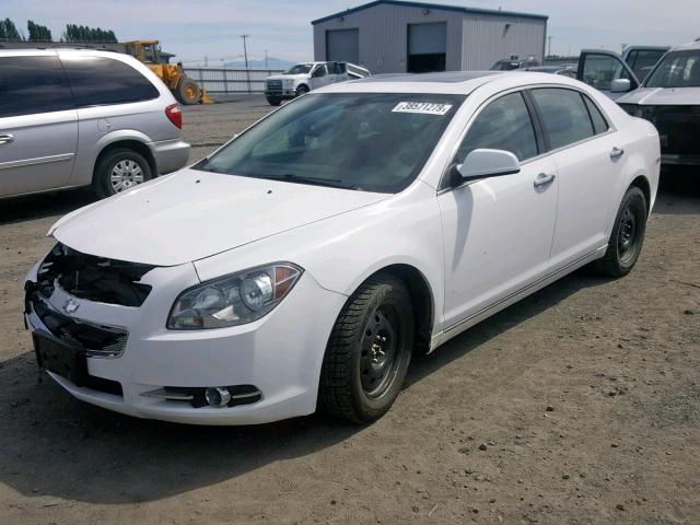 1G1ZE5E7XAF302690 - 2010 CHEVROLET MALIBU LTZ თეთრი ფოტო 2