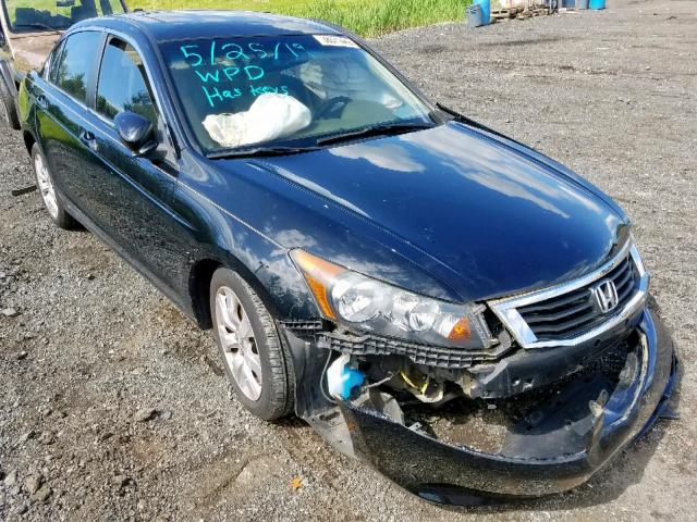 1HGCP2F8XAA164886 - 2010 HONDA ACCORD EXL BLACK photo 1