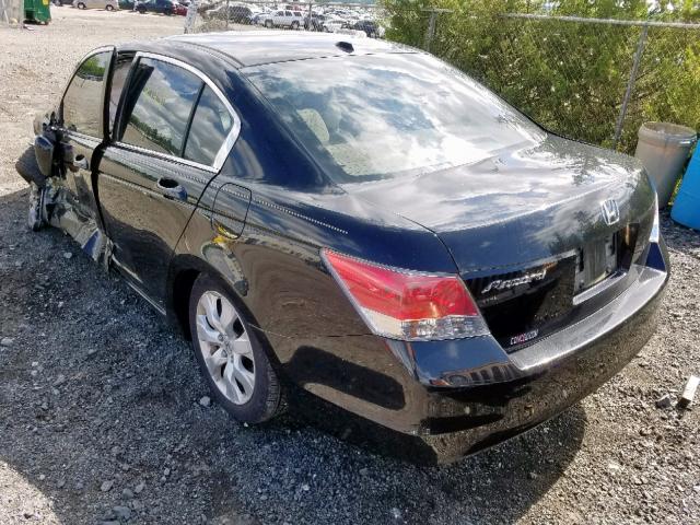 1HGCP2F8XAA164886 - 2010 HONDA ACCORD EXL BLACK photo 3