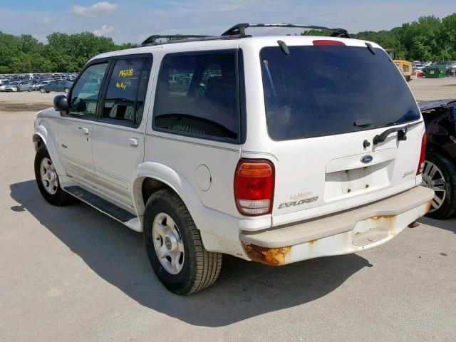 1FMDU75E9YZB56978 - 2000 FORD EXPLORER L WHITE photo 3