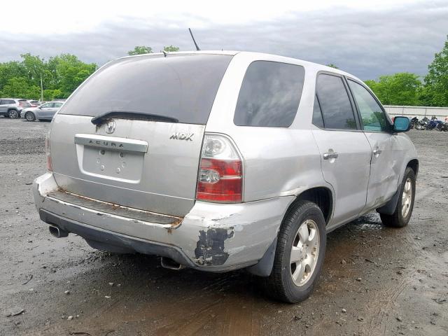 2HNYD182X4H501797 - 2004 ACURA MDX SILVER photo 4