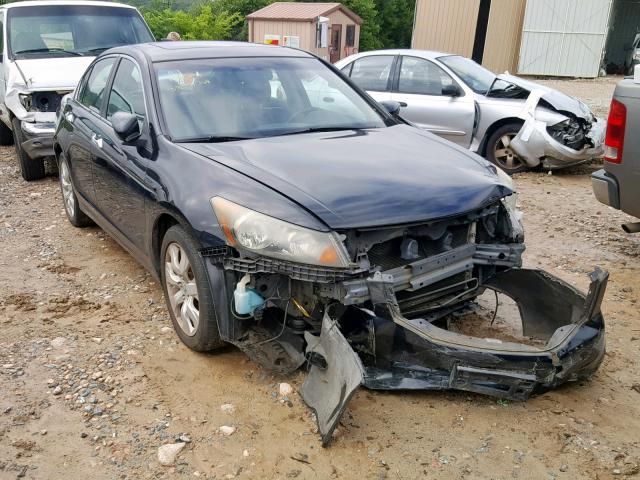 1HGCP36838A025554 - 2008 HONDA ACCORD EXL BLACK photo 1