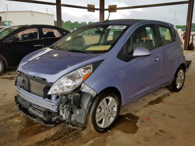 KL8CB6S96FC714253 - 2015 CHEVROLET SPARK LS PURPLE photo 2