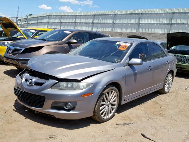 JM1GG12L561101545 - 2006 MAZDA SPEED 6 SILVER photo 2