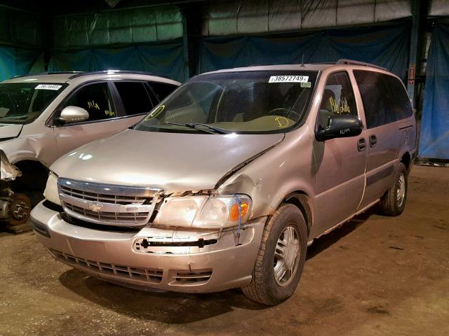 1GNDX03E51D131043 - 2001 CHEVROLET VENTURE GOLD photo 2