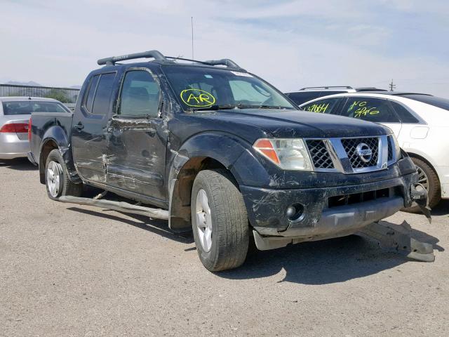 1N6AD07U15C448669 - 2005 NISSAN FRONTIER C BLACK photo 1