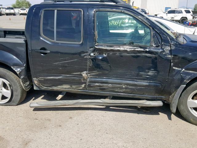 1N6AD07U15C448669 - 2005 NISSAN FRONTIER C BLACK photo 9