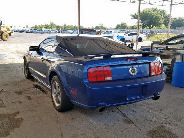 1ZVFT82H065264976 - 2006 FORD MUSTANG GT BLUE photo 3