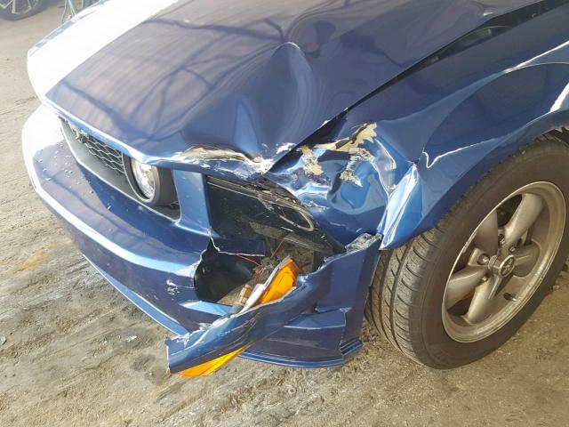 1ZVFT82H065264976 - 2006 FORD MUSTANG GT BLUE photo 9