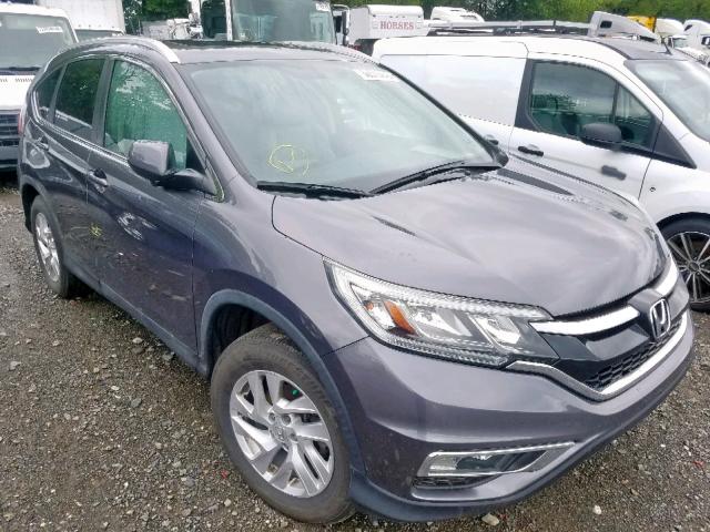 2HKRM4H71GH622396 - 2016 HONDA CR-V EXL GRAY photo 1