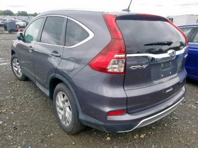 2HKRM4H71GH622396 - 2016 HONDA CR-V EXL GRAY photo 3