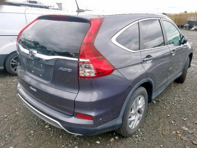 2HKRM4H71GH622396 - 2016 HONDA CR-V EXL GRAY photo 4