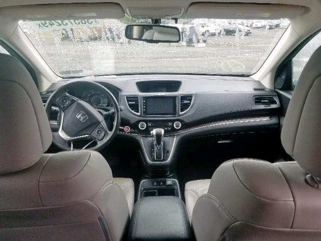 2HKRM4H71GH622396 - 2016 HONDA CR-V EXL GRAY photo 9