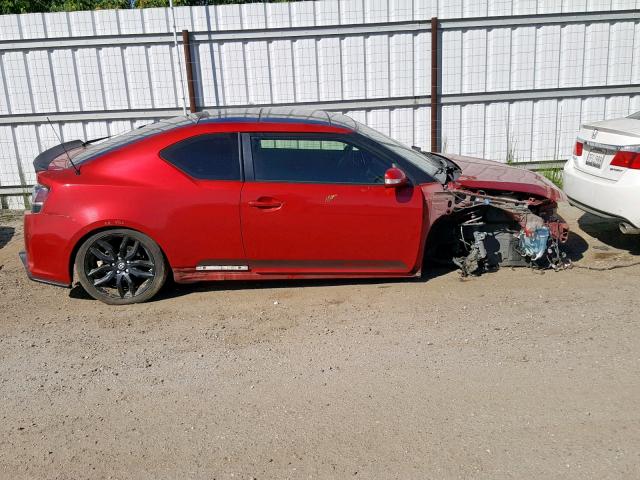 JTKJF5C75GJ025711 - 2016 TOYOTA SCION TC 红色 照片 9