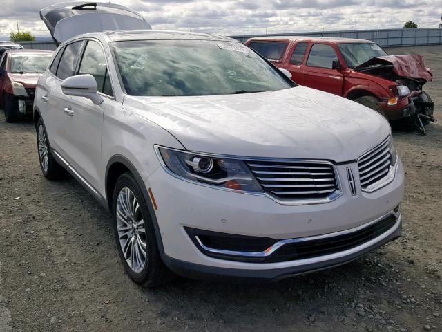 2LMTJ6LR3GBL24754 - 2016 LINCOLN MKX RESERV WHITE photo 1