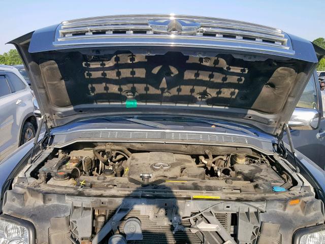 5N3AA08DX8N906263 - 2008 INFINITI QX56 BLUE photo 7