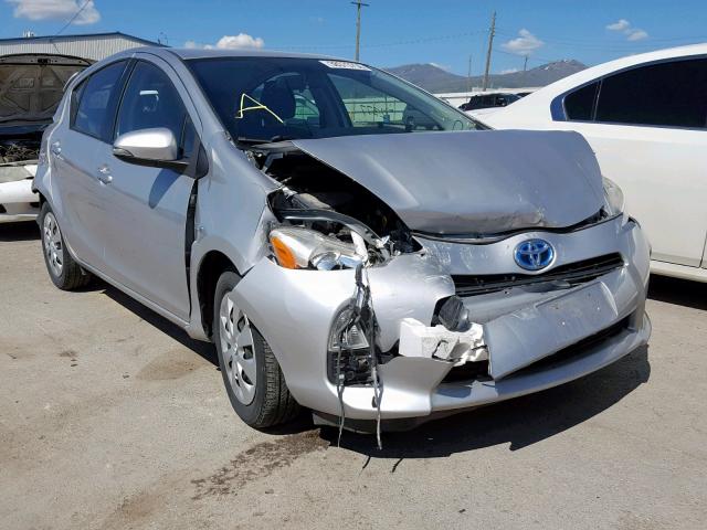 JTDKDTB38D1546423 - 2013 TOYOTA PRIUS C SILVER photo 1