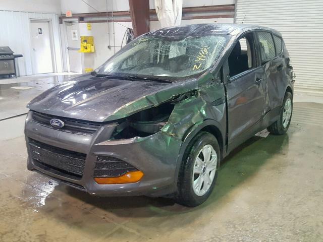 1FMCU0F7XGUB93536 - 2016 FORD ESCAPE S GRAY photo 2