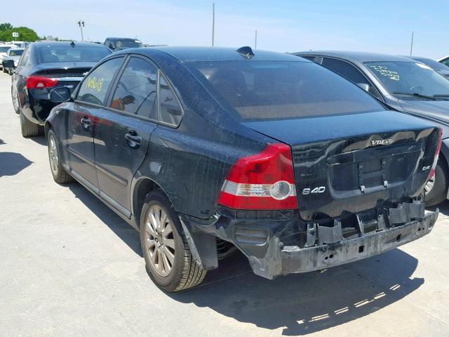 YV1MS390972282325 - 2007 VOLVO S40 2.4I BLACK photo 3