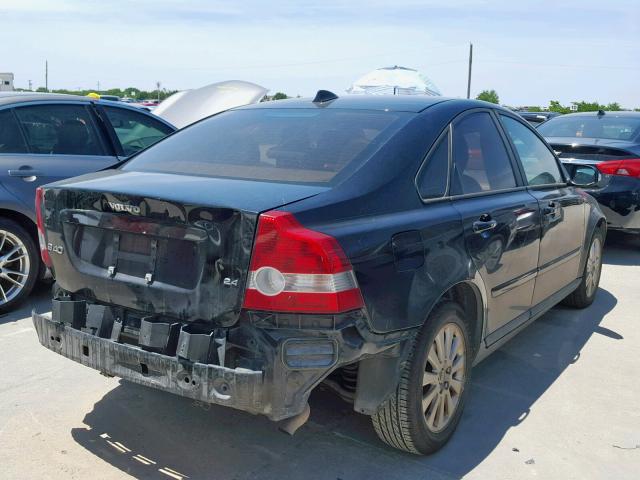 YV1MS390972282325 - 2007 VOLVO S40 2.4I BLACK photo 4