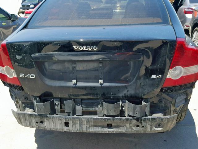 YV1MS390972282325 - 2007 VOLVO S40 2.4I BLACK photo 9