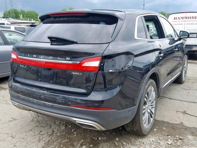 2LMTJ8LR7GBL32576 - 2016 LINCOLN MKX RESERV BLACK photo 4