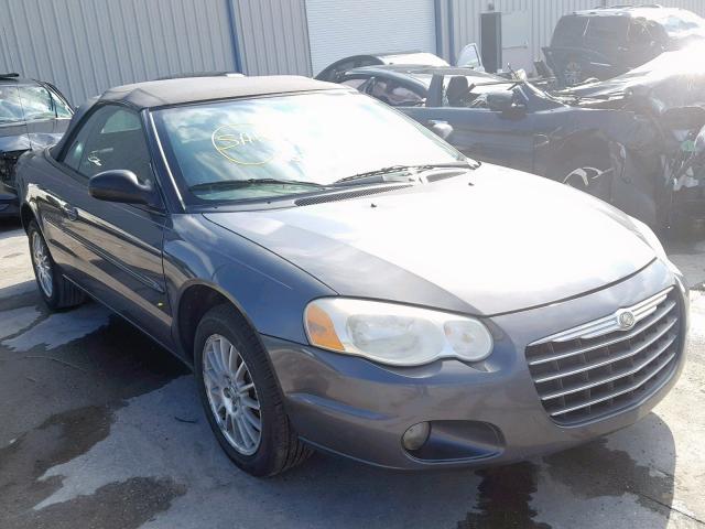 1C3EL55R45N567330 - 2005 CHRYSLER SEBRING TO SILVER photo 1