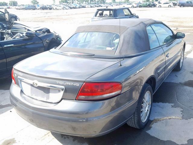 1C3EL55R45N567330 - 2005 CHRYSLER SEBRING TO SILVER photo 4