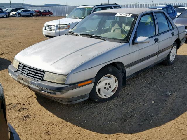 1G1LT53T9PY134792 - 1993 CHEVROLET CORSICA LT GRAY photo 2