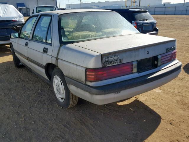 1G1LT53T9PY134792 - 1993 CHEVROLET CORSICA LT GRAY photo 3