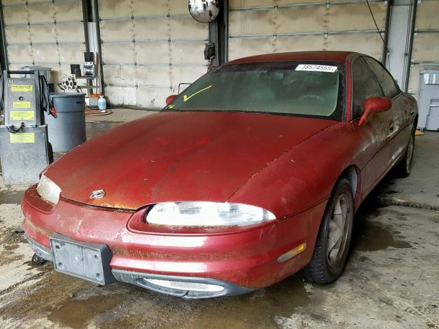 1G3GR62CXS4139353 - 1995 OLDSMOBILE AURORA MAROON photo 2