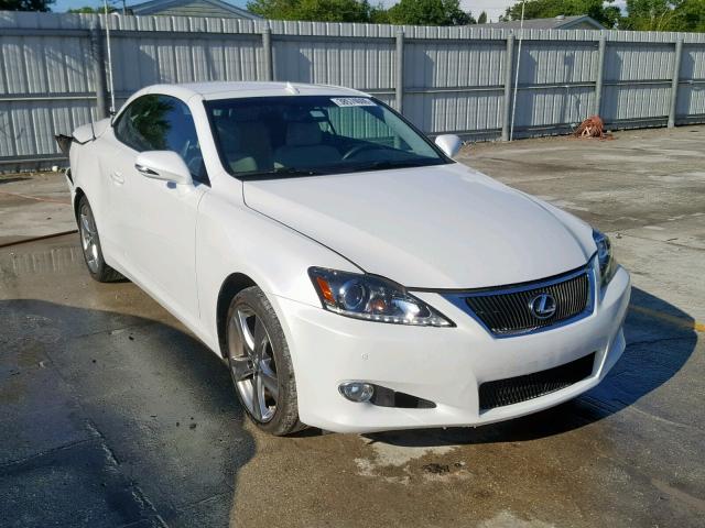 JTHFE2C28C2508003 - 2012 LEXUS IS 350 WHITE photo 1