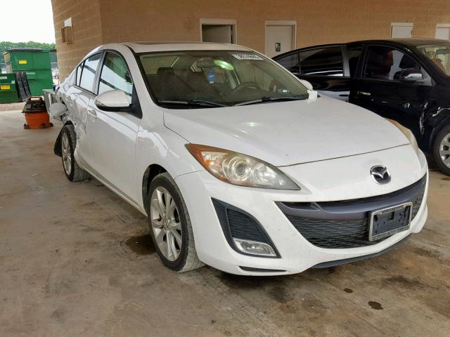 JM1BL1S69A1104537 - 2010 MAZDA 3 S WHITE photo 1