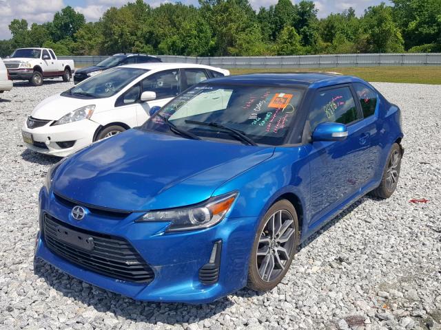 JTKJF5C7XE3073898 - 2014 TOYOTA SCION TC ლურჯი ფოტო 2