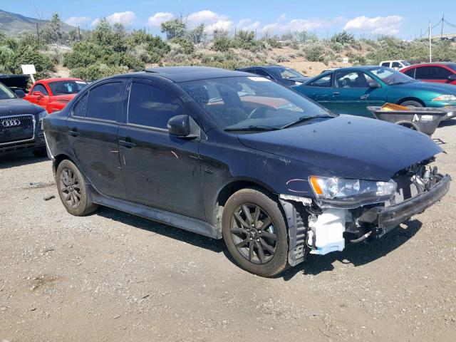 JA32U2FU5HU013140 - 2017 MITSUBISHI LANCER ES BLACK photo 1