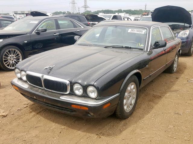 SAJHX6242WC845071 - 1998 JAGUAR XJ8 L BLACK photo 2