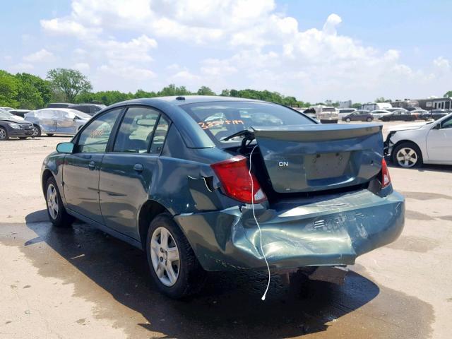 1G8AJ55FX7Z146501 - 2007 SATURN ION LEVEL GREEN photo 3