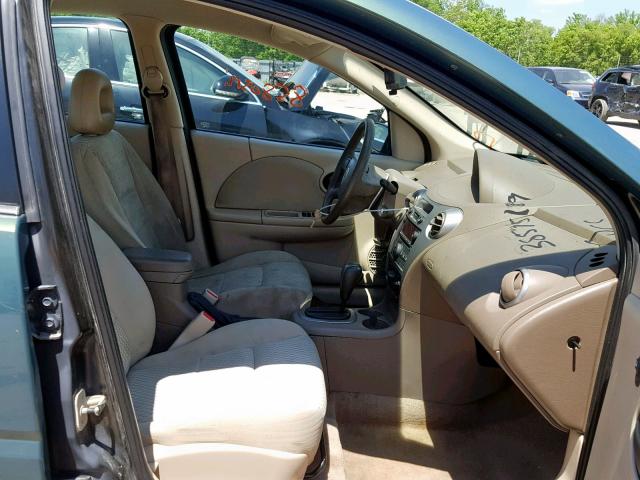 1G8AJ55FX7Z146501 - 2007 SATURN ION LEVEL GREEN photo 5