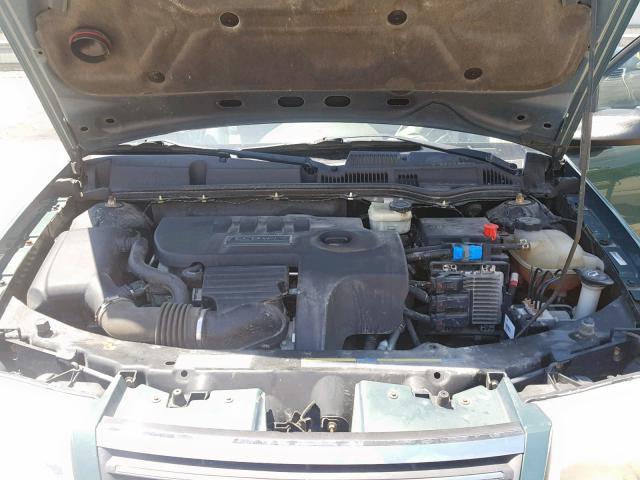 1G8AJ55FX7Z146501 - 2007 SATURN ION LEVEL GREEN photo 7