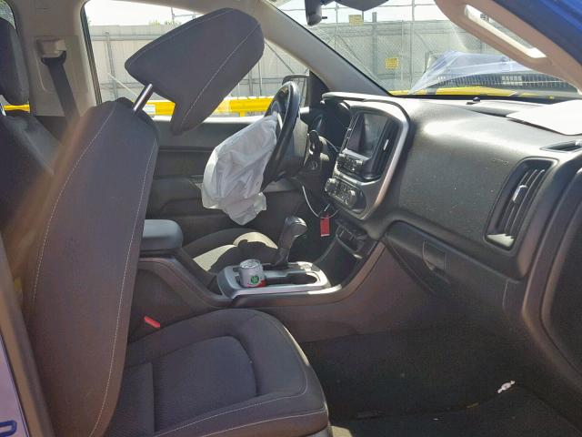 1GCGTCE36G1343328 - 2016 CHEVROLET COLORADO L BLUE photo 5