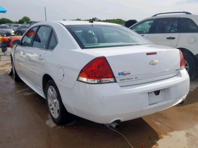 2G1WB5E3XE1100096 - 2014 CHEVROLET IMPALA LIM WHITE photo 3