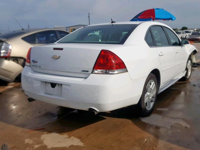 2G1WB5E3XE1100096 - 2014 CHEVROLET IMPALA LIM WHITE photo 4