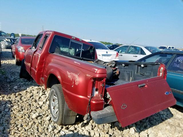 1FTYR14V8YTA06675 - 2000 FORD RANGER SUP RED photo 3