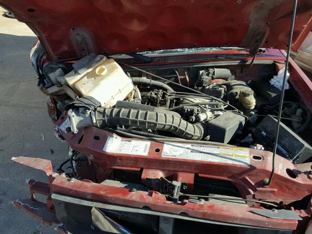 1FTYR14V8YTA06675 - 2000 FORD RANGER SUP RED photo 7