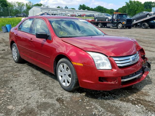 3FAHP06Z39R122035 - 2009 FORD FUSION S RED photo 1