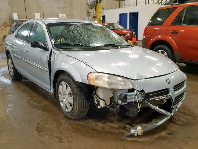 1B3EJ46X81N539017 - 2001 DODGE STRATUS SE BLUE photo 1